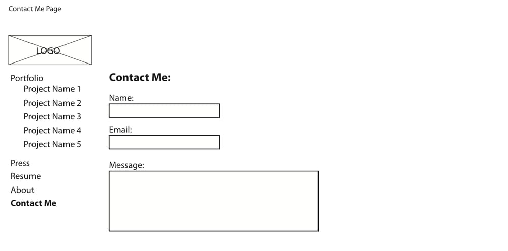 Portfolio Site - image 4 - student project