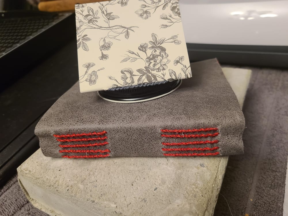 Indirect Tacketing Journal with Leather Cover - image 2 - student project