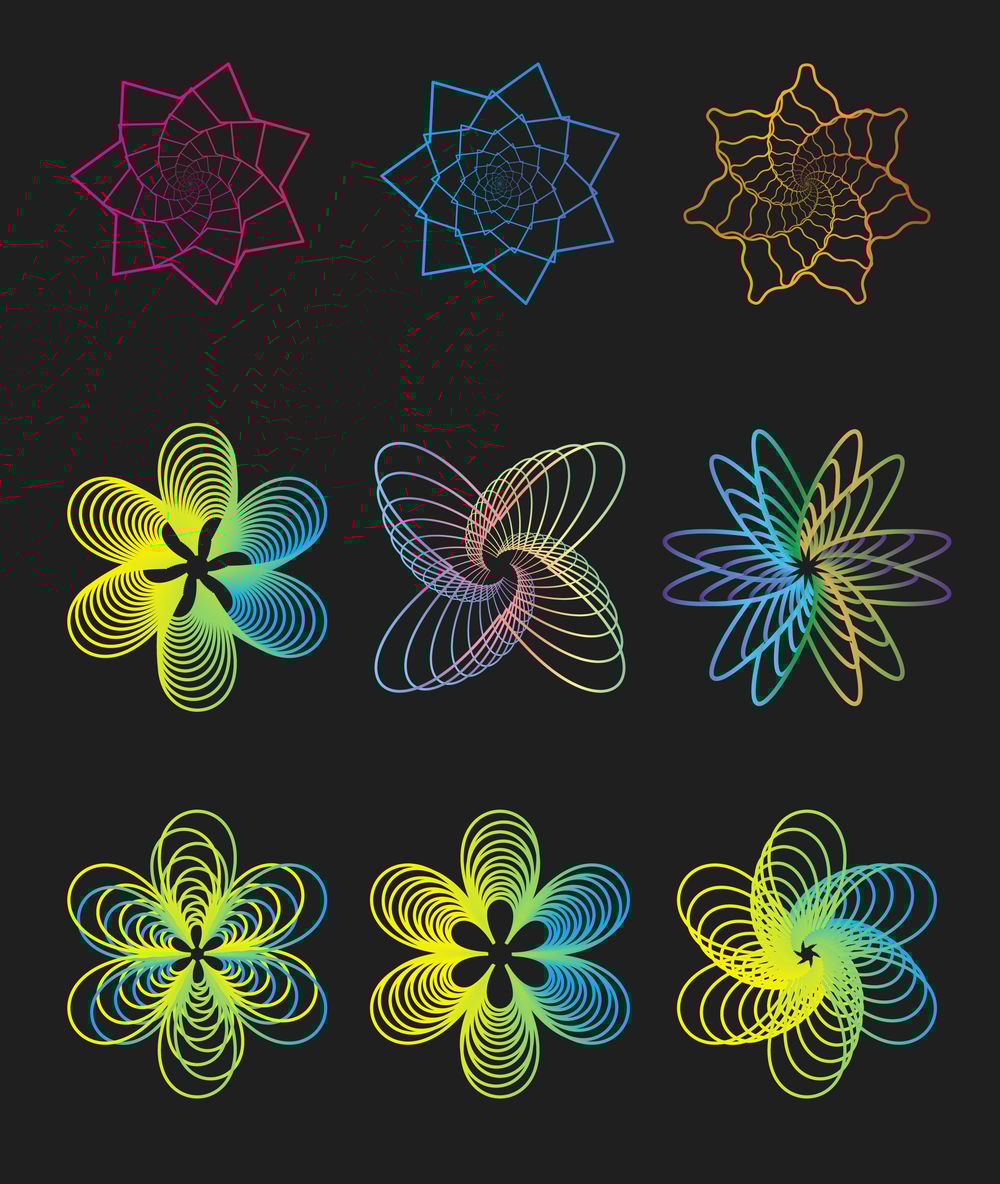 Fun Spiral Shapes - image 2 - student project