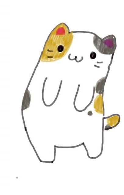 Cute Kawaii Cartoon Cat - image 8 - student project
