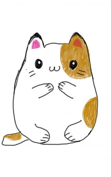 Cute Kawaii Cartoon Cat - image 7 - student project