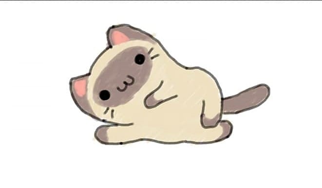 Cute Kawaii Cartoon Cat - image 1 - student project