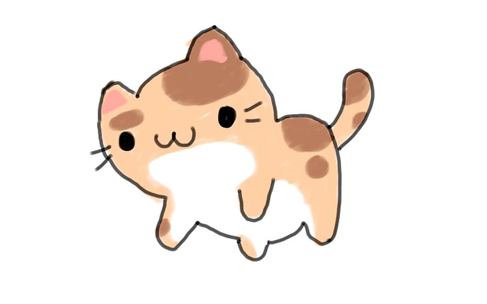 Cute Kawaii Cartoon Cat - image 4 - student project