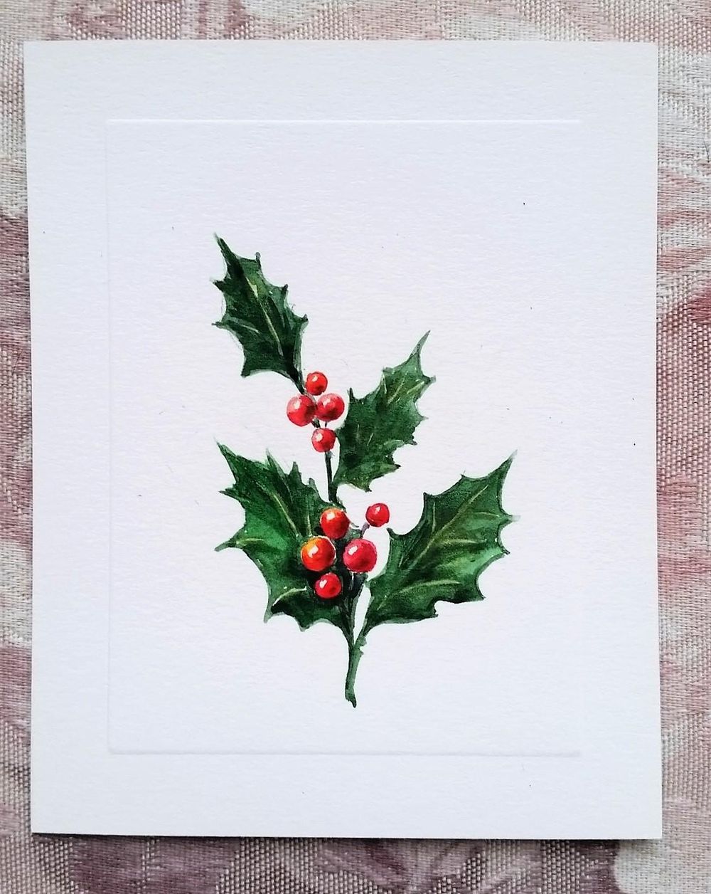 Painting Winter Greenery in Watercolor - image 1 - student project