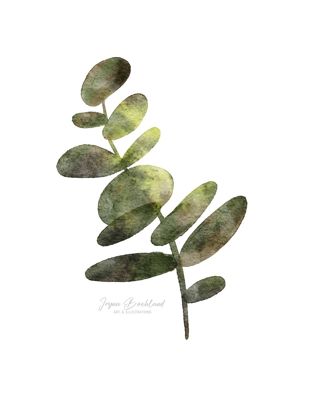 Extracting watercolor art in Procreate - image 1 - student project