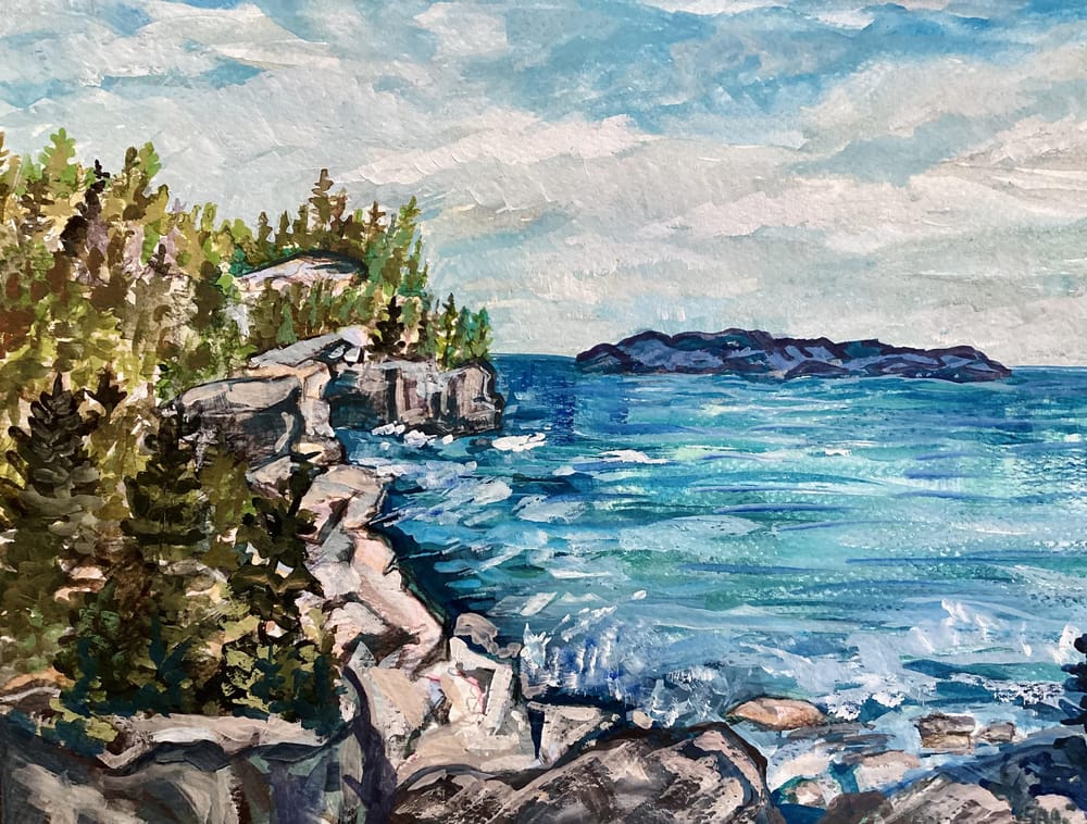 Creek study - image 2 - student project