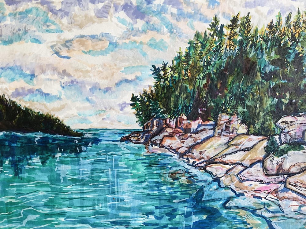 Creek study - image 1 - student project