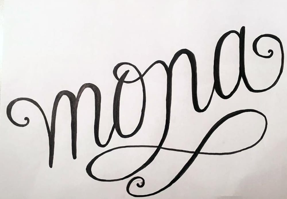 Handwriting Mona - image 2 - student project