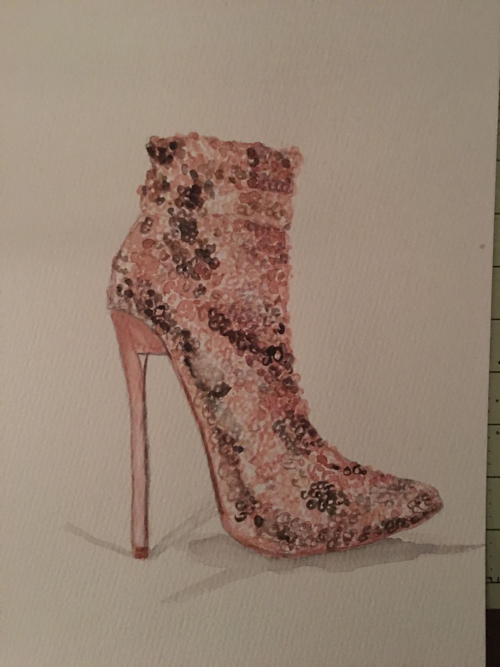 Basic Watercolor - Illustrate Shoes - image 3 - student project