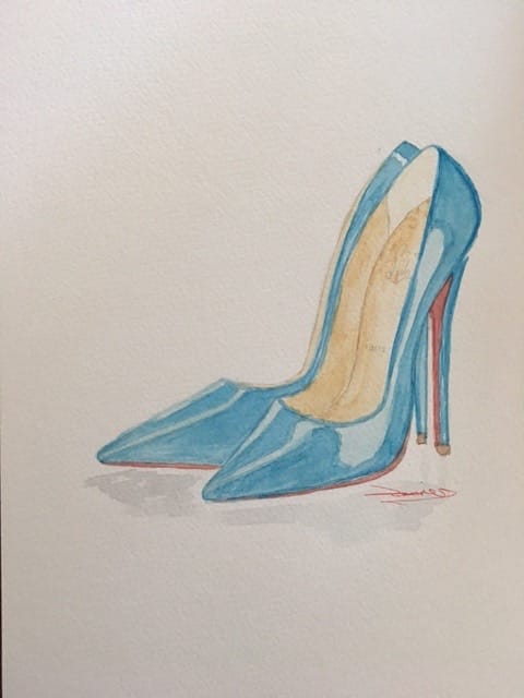 Basic Watercolor - Illustrate Shoes - image 7 - student project