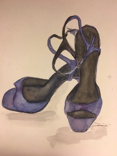 Basic Watercolor - Illustrate Shoes - image 6 - student project