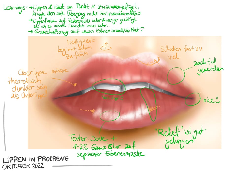 Lips #Procreate - image 2 - student project