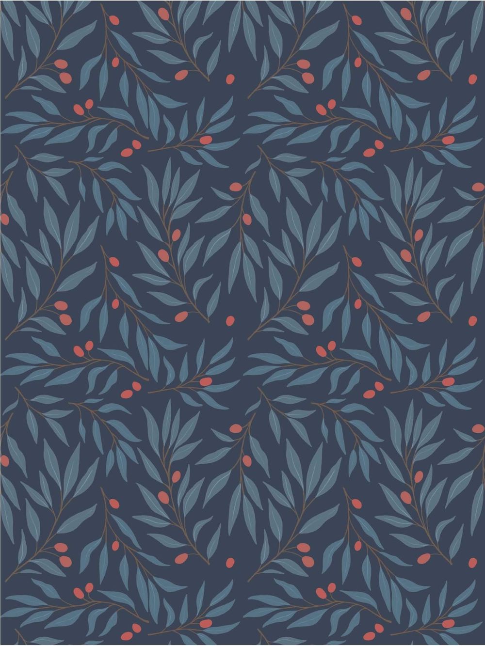 Olive Branch Pattern - image 8 - student project