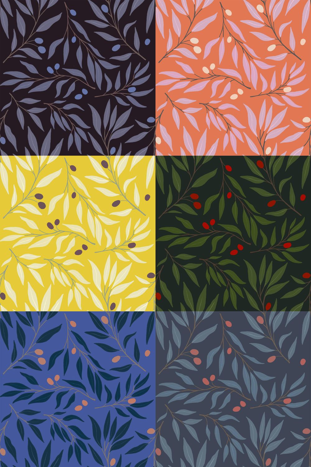 Olive Branch Pattern - image 7 - student project