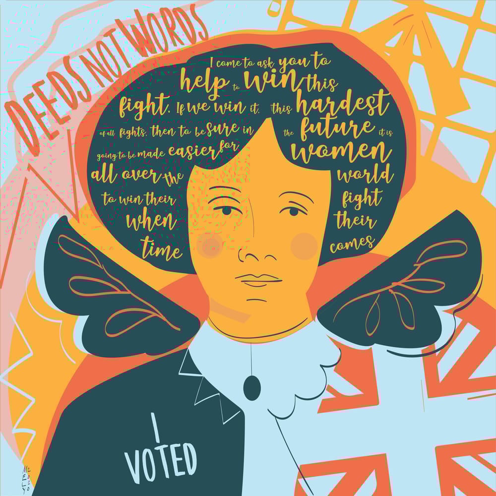 Emmeline, I promise to vote. - image 1 - student project