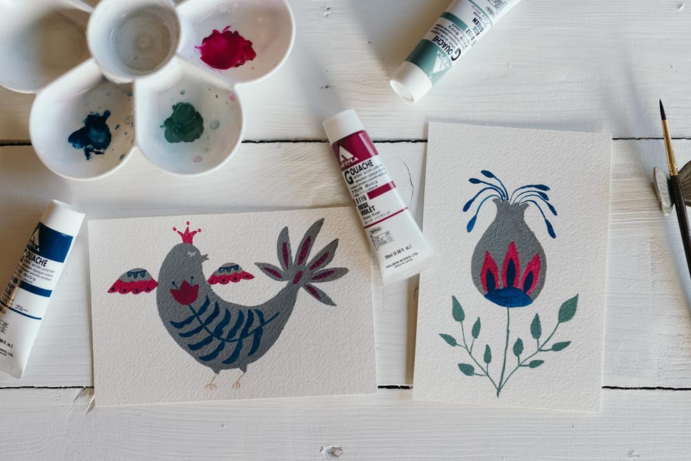 Using Acrylic Gouache - image 1 - student project