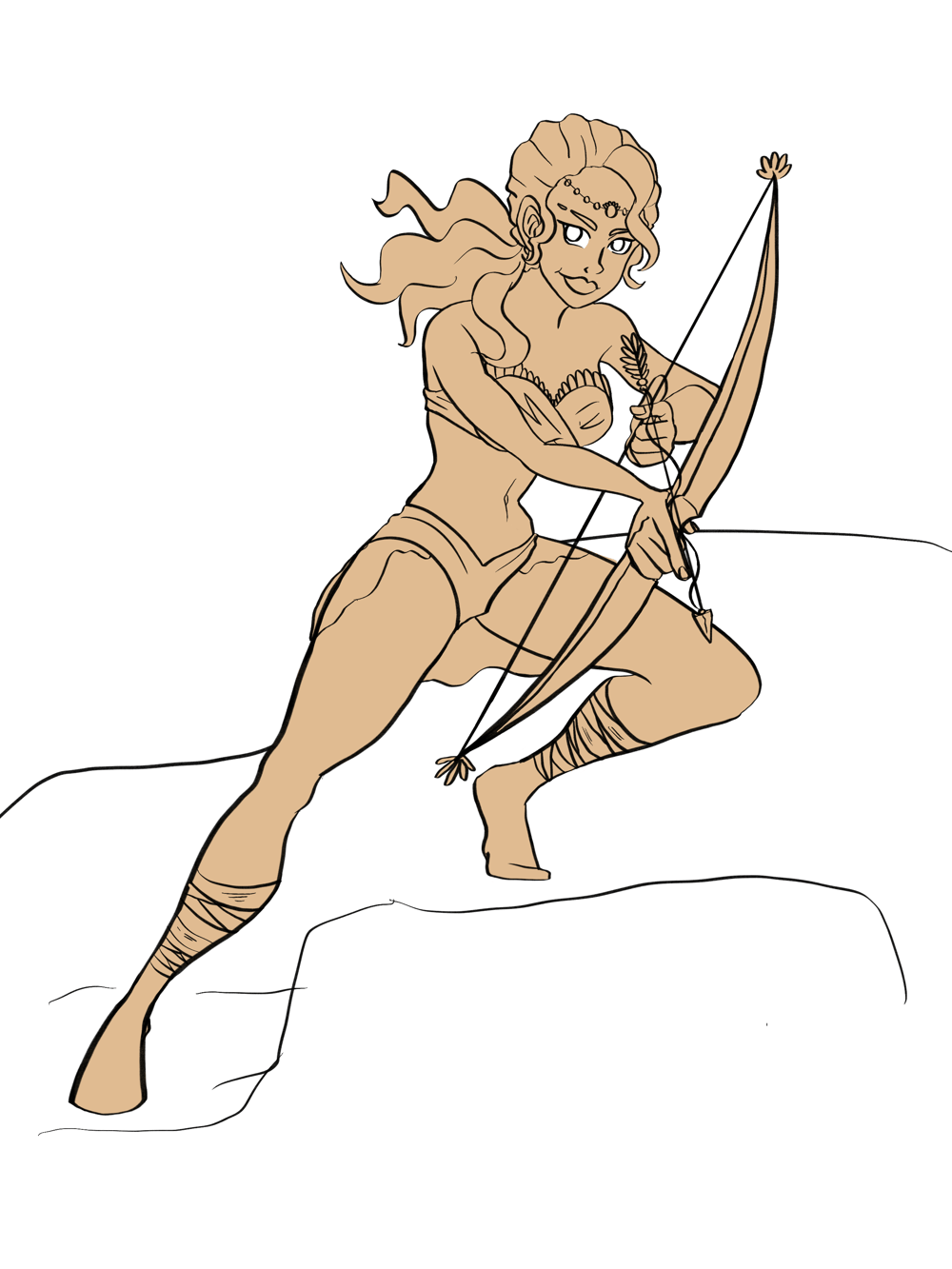 Character illustration Archer - image 2 - student project