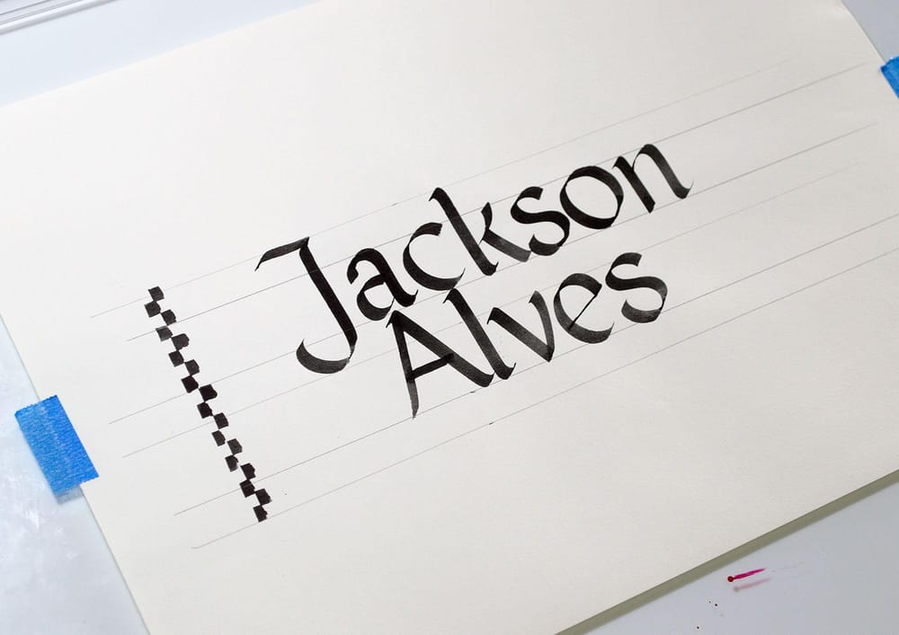 Writing my name – Example project - image 2 - student project