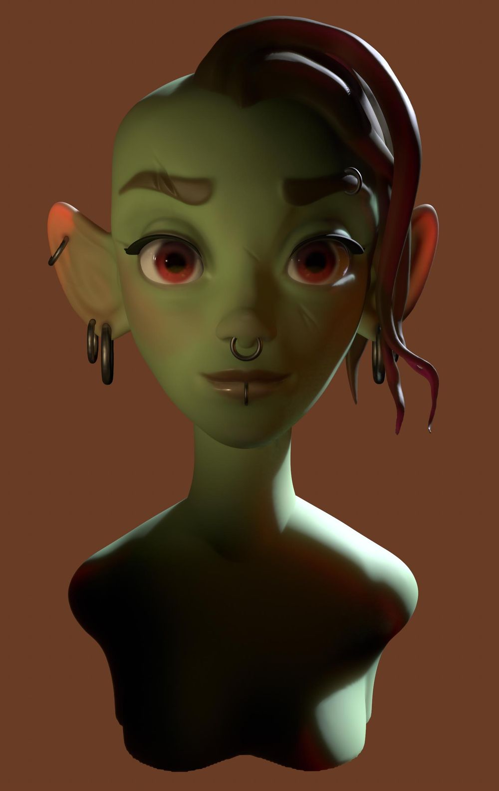 Orc Girl - image 2 - student project