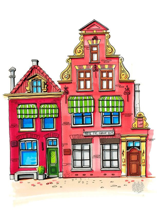 Urban Sketching with Markers - image 3 - student project