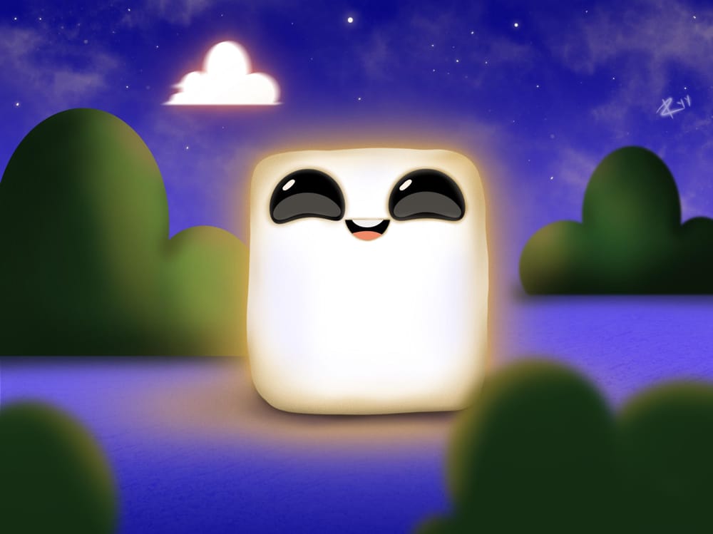 Glowing Marshmallow :) - image 1 - student project