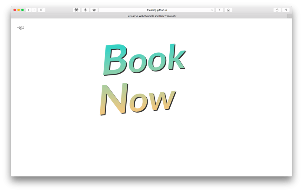 Playing with Bikebook typography - image 5 - student project