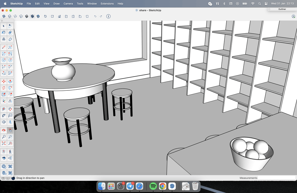 Kitchen & living room - image 1 - student project