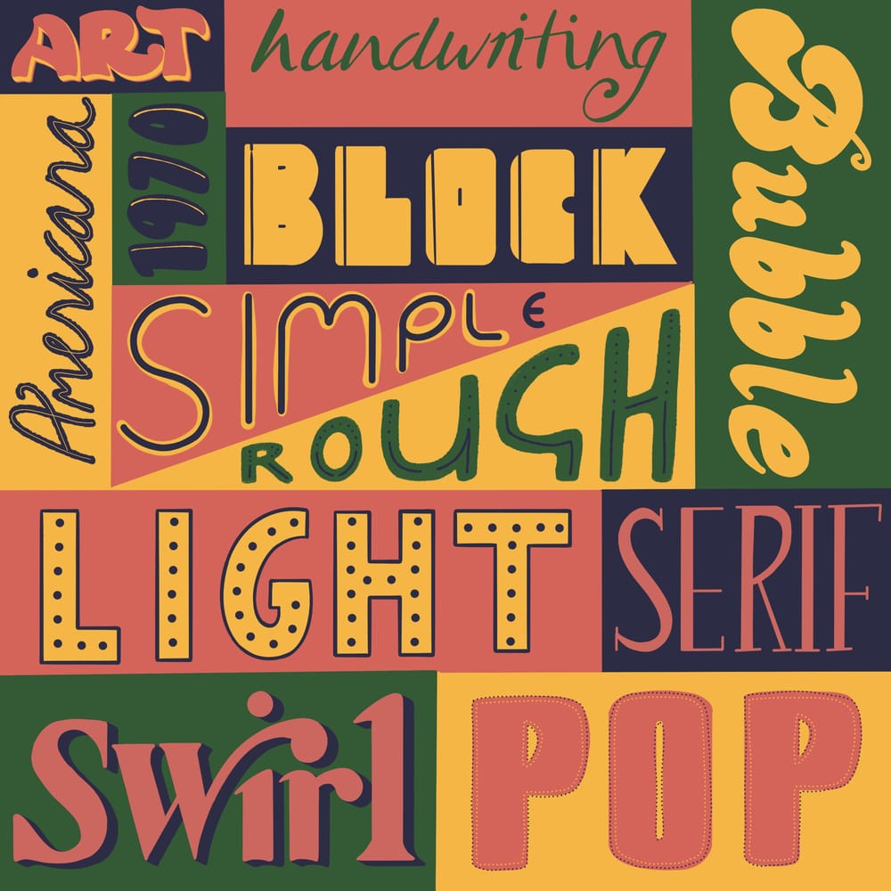 Lettering Project - image 2 - student project