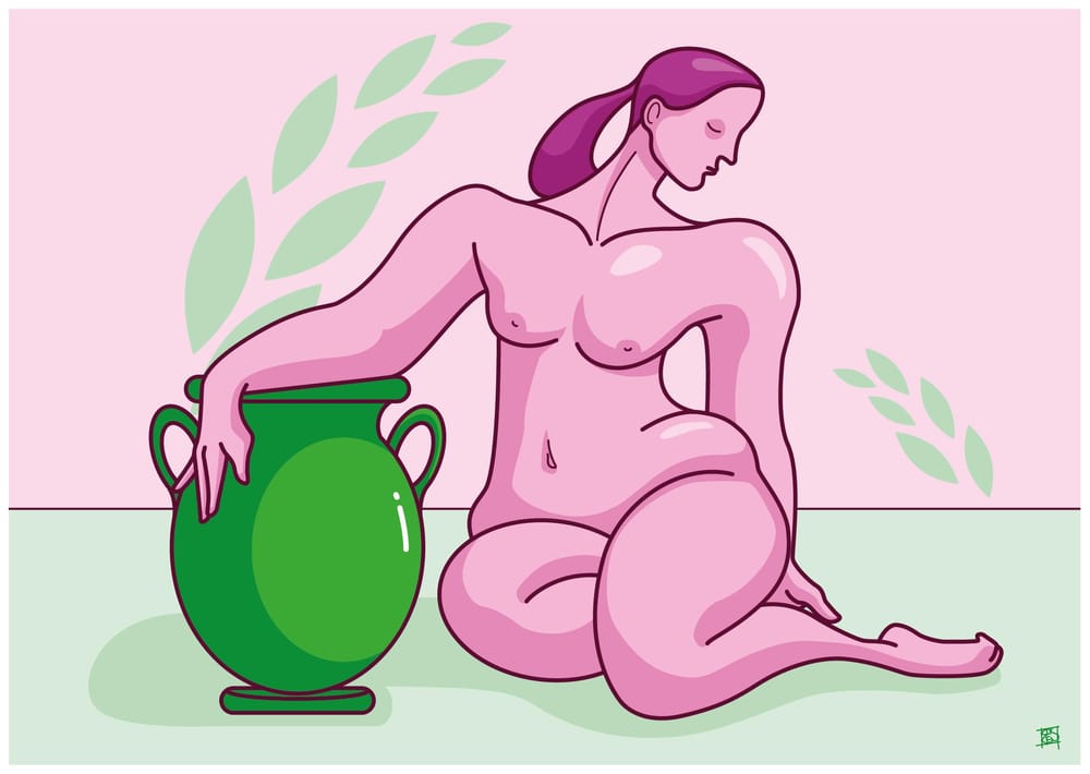 Woman with vase - image 3 - student project