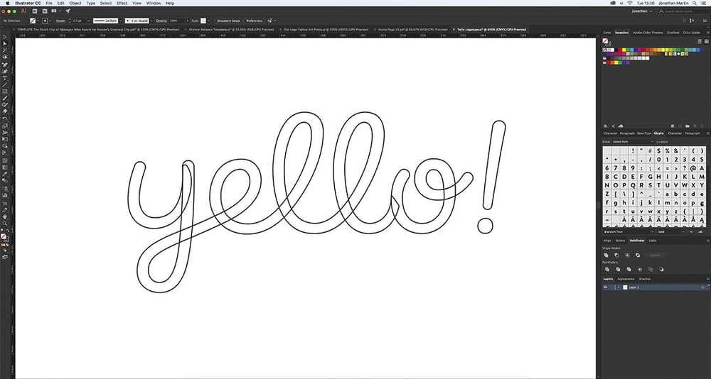 Yello! Art Prints Logotype - image 4 - student project