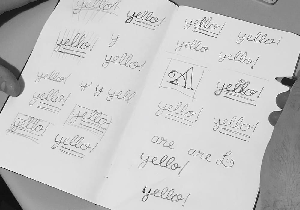 Yello! Art Prints Logotype - image 2 - student project
