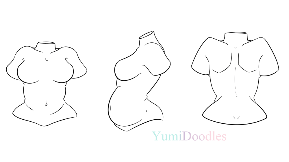 Female Torso Practice + 3 Torso View - image 7 - student project