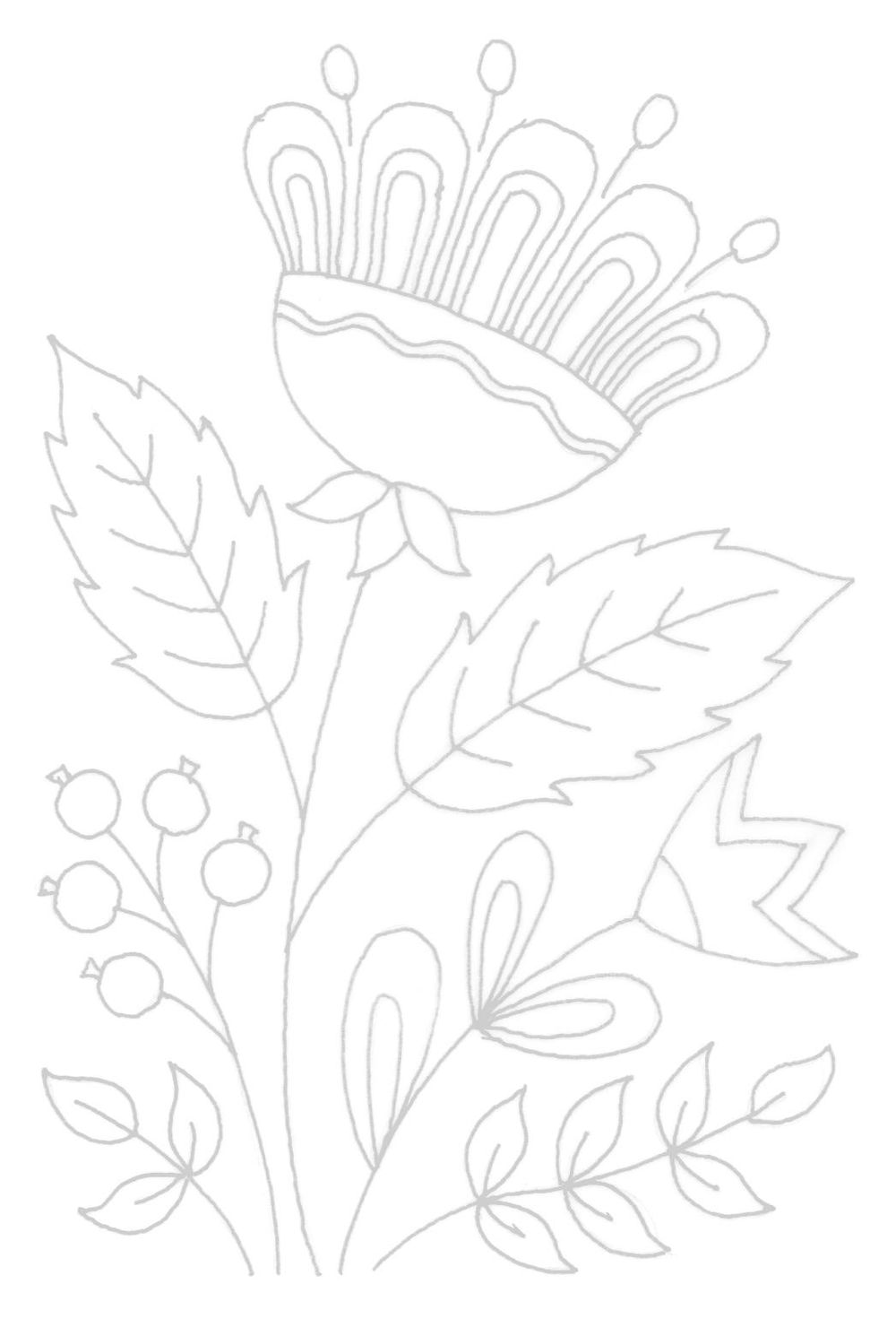 Folk Art Bouquet - image 1 - student project