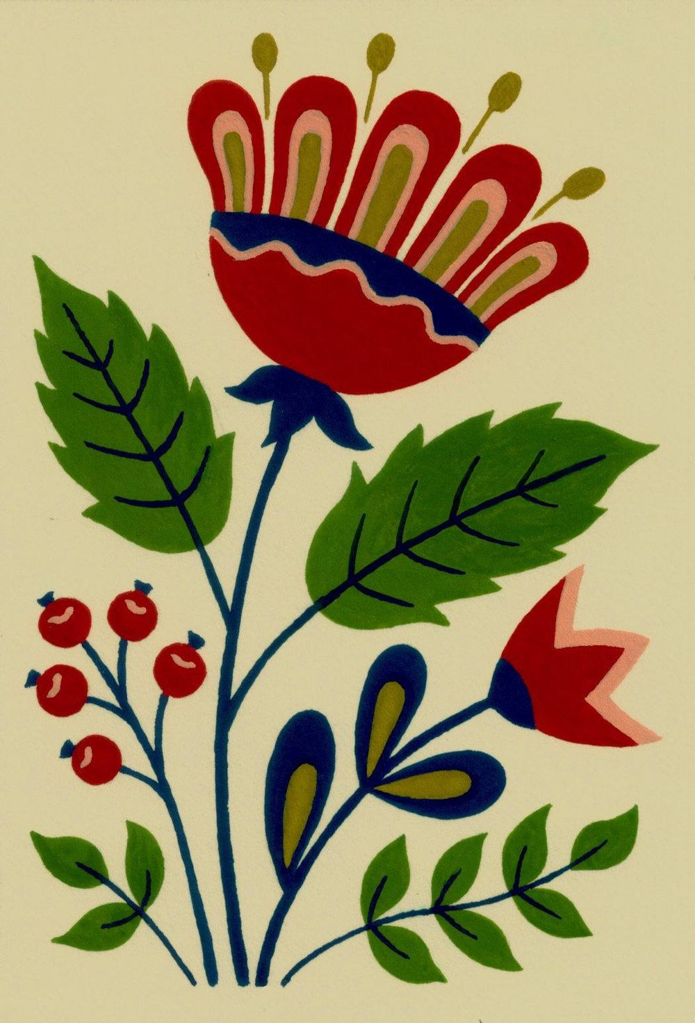 Folk Art Bouquet - image 4 - student project