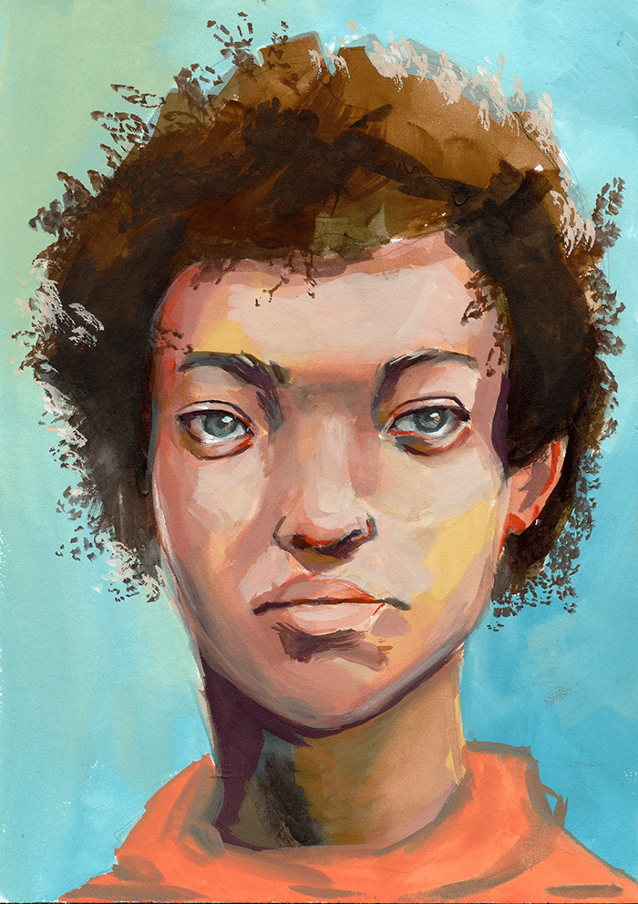 Gouache Portraits - Sample Project! - image 5 - student project