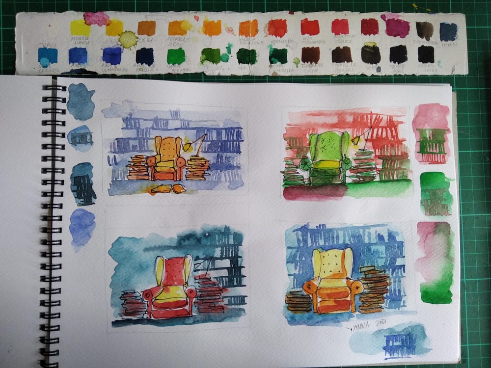 Drawing with limited palette. - image 1 - student project
