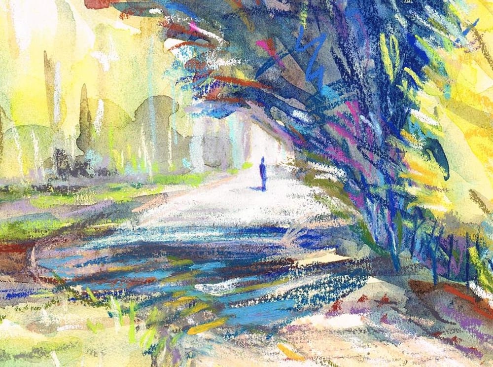Watercolour & Soft Pastels - image 4 - student project
