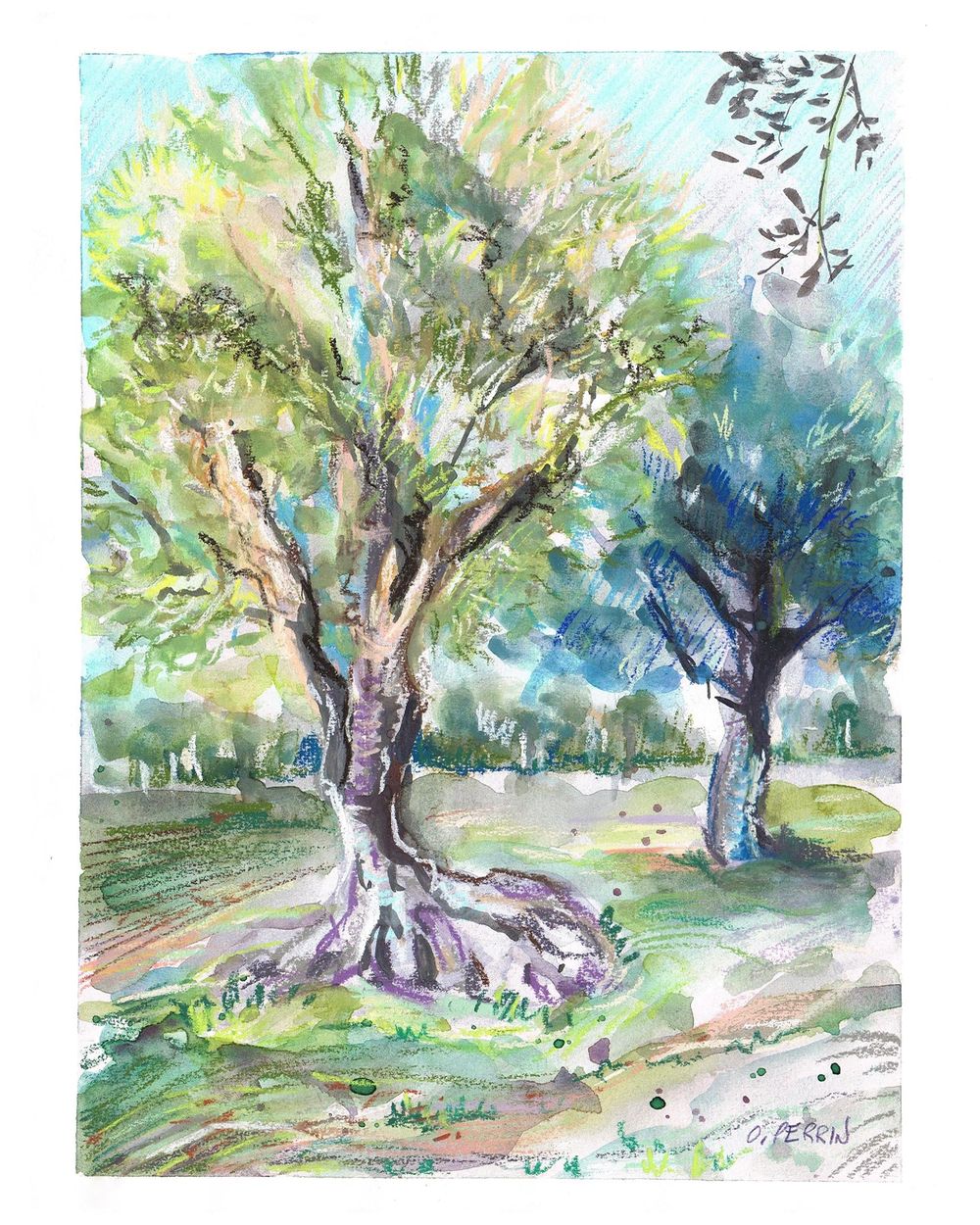 Watercolour & Soft Pastels - image 1 - student project