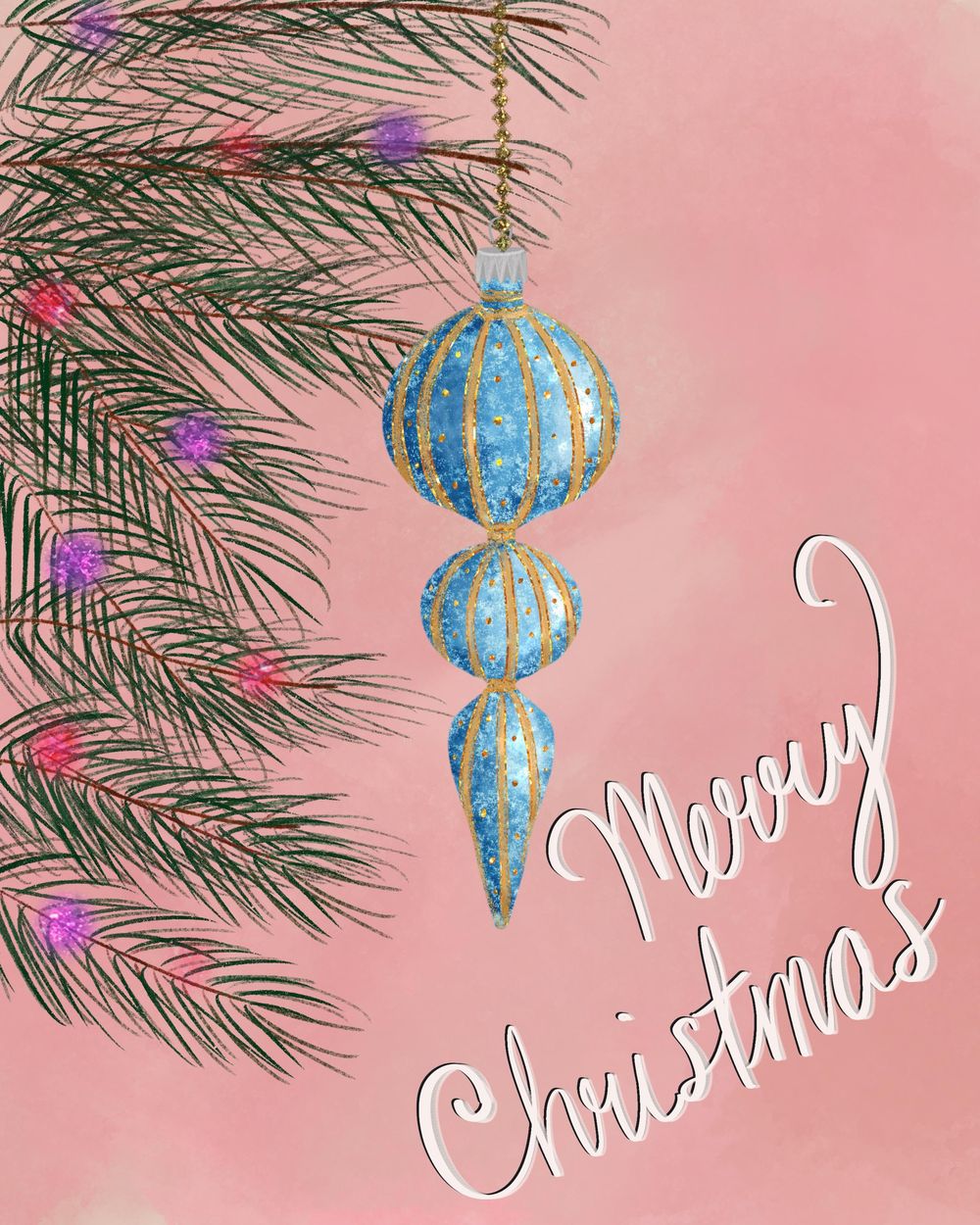 Vintage Christmas Ornaments With Sparkle - image 2 - student project