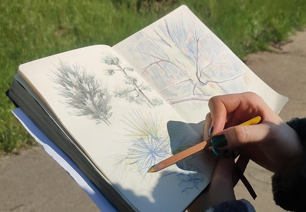 My favorite pages from sketchbook lately - image 1 - student project