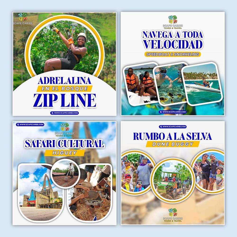 Plantilla Excursion travel - SCAPECARIBE - image 1 - student project