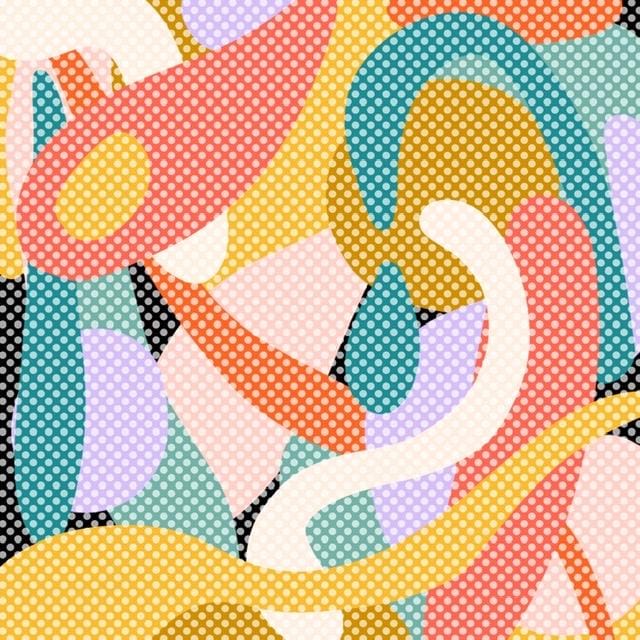 Experiments with colours and dots - image 3 - student project