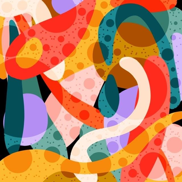 Experiments with colours and dots - image 5 - student project