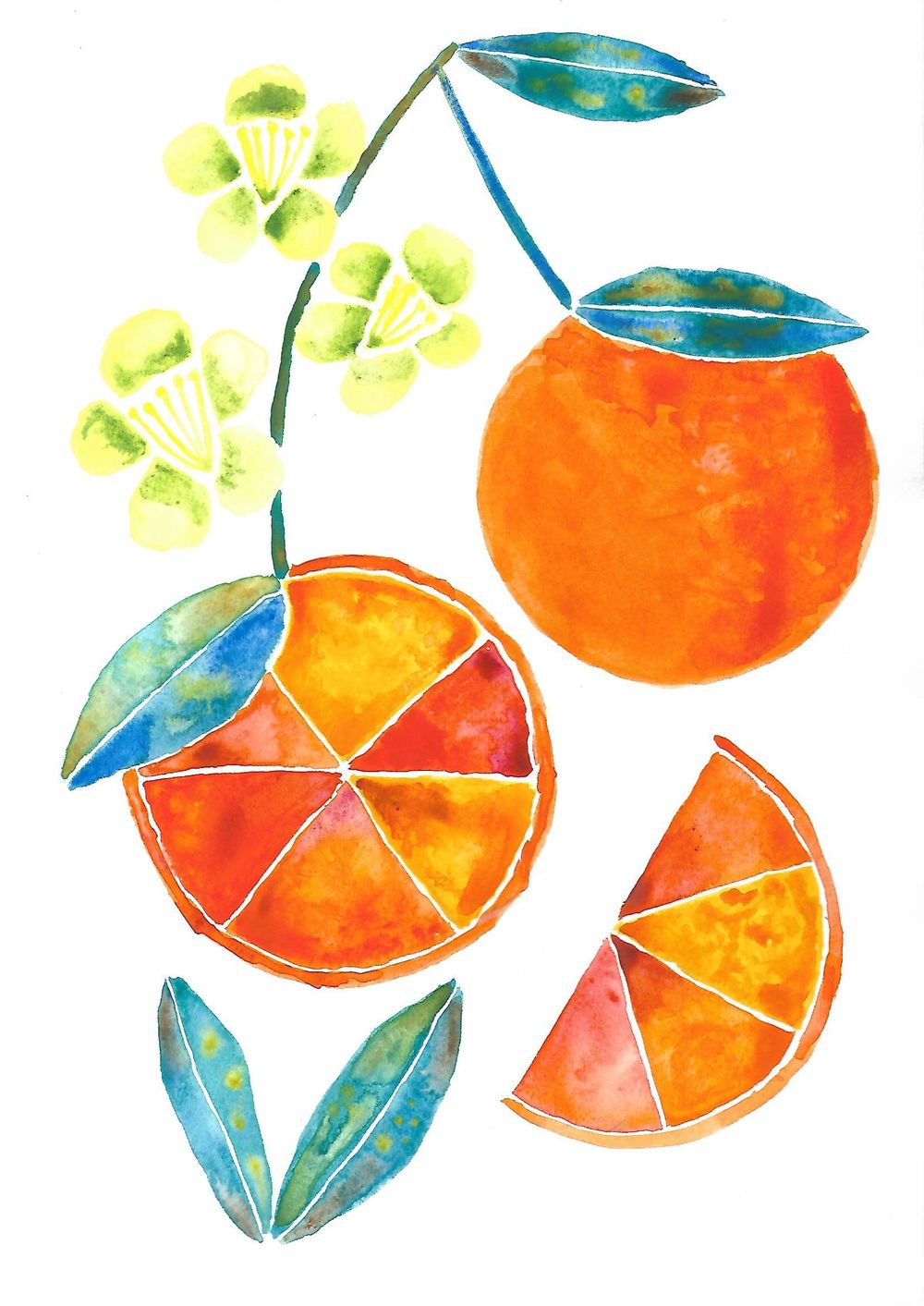 Fruits & Florals in Watercolour - image 2 - student project