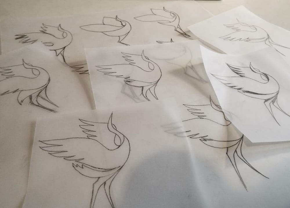 Dancing crane mark - image 2 - student project