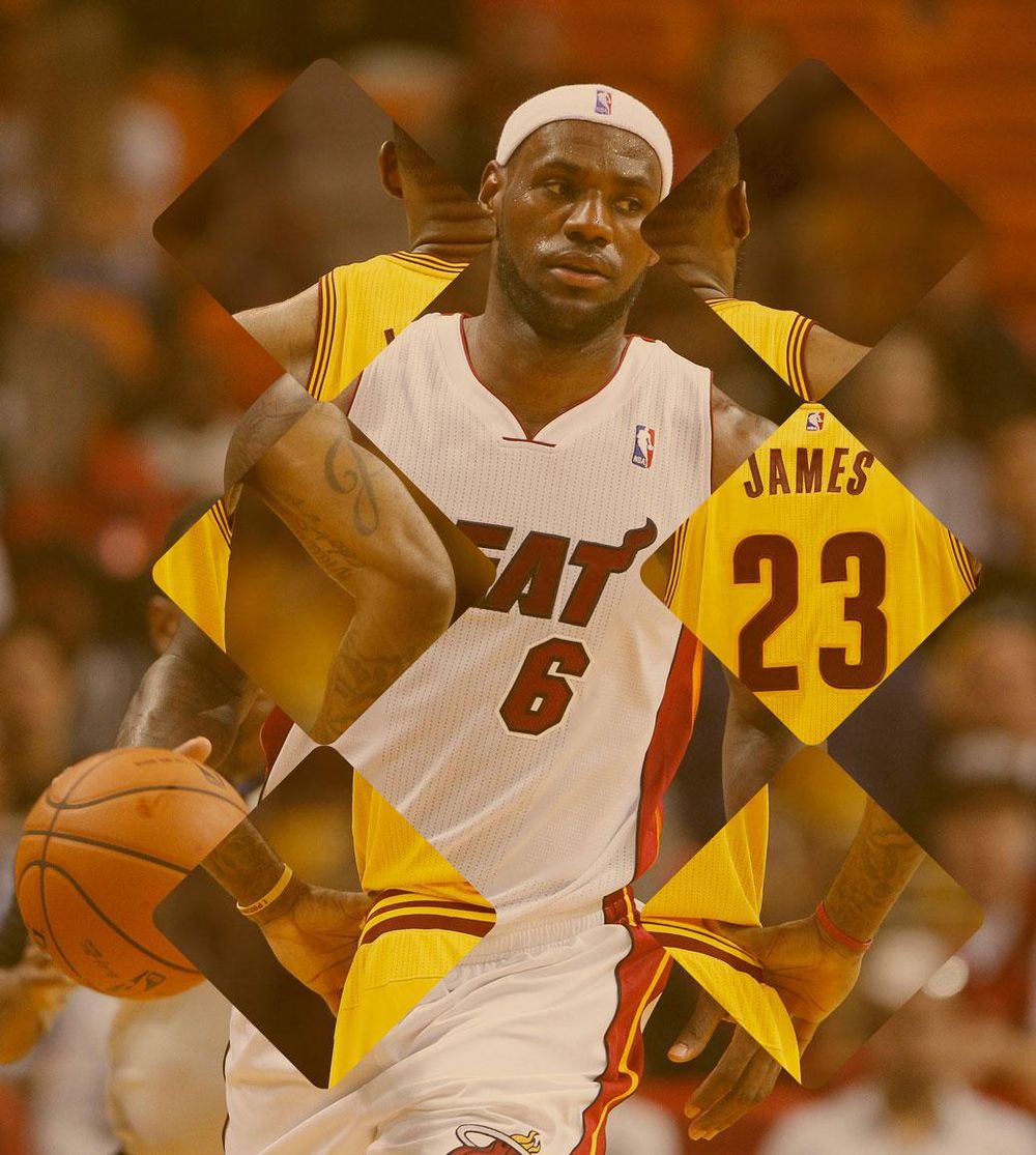 Lebron James, Heat and Cavs - image 1 - student project