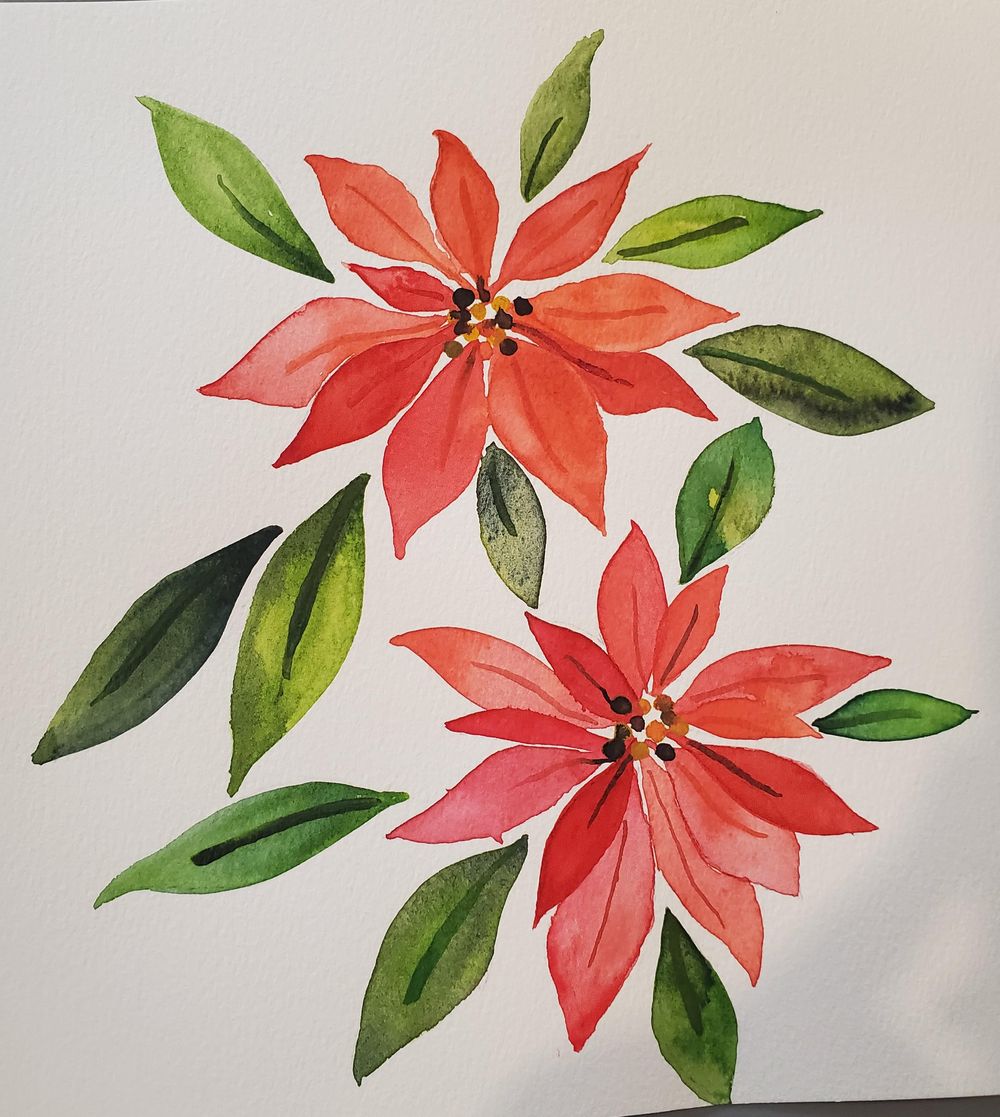 Quick, Fun & Funky Poinsettia - image 1 - student project