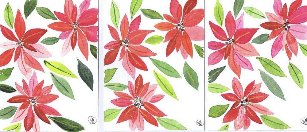 Quick, Fun & Funky Poinsettia - image 2 - student project