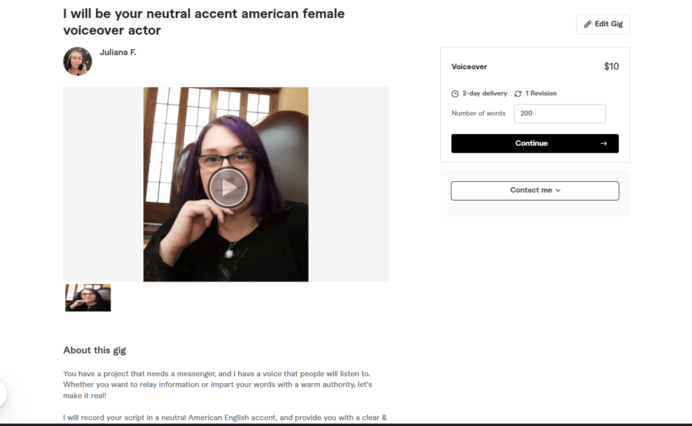Fiverr gig for critique - image 1 - student project