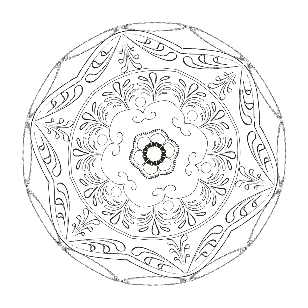 Inner Guidance Mandala - image 1 - student project